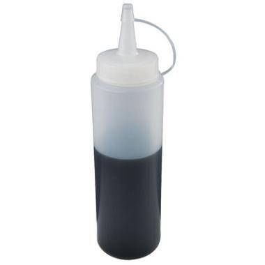 Plastflaske 200 ml Ø5x18 cm med Tud/Skruelåg Klar,stk