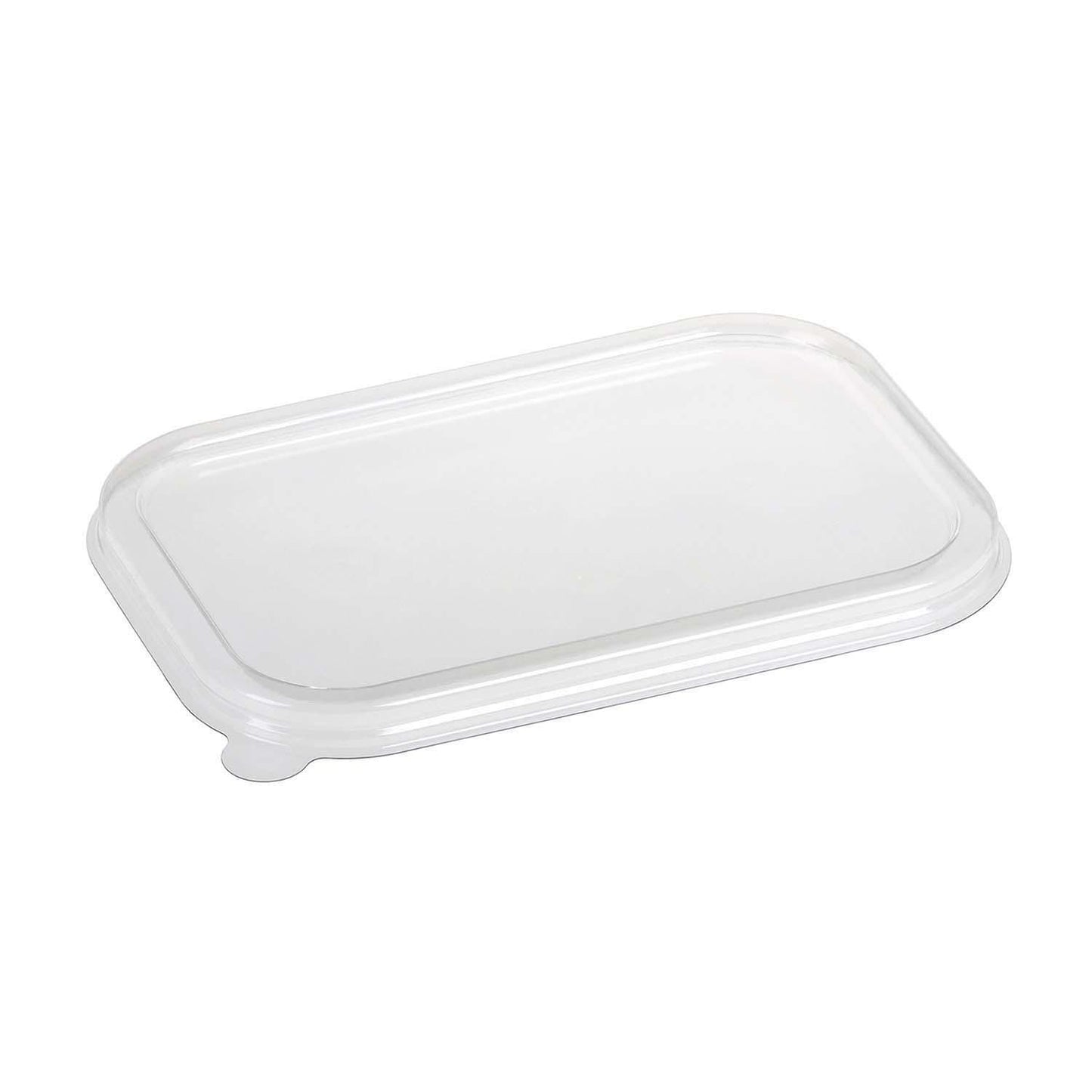 Plastlåg 229x157x10 mm Bionedbrydelig PLA Klar,65 stk/ps