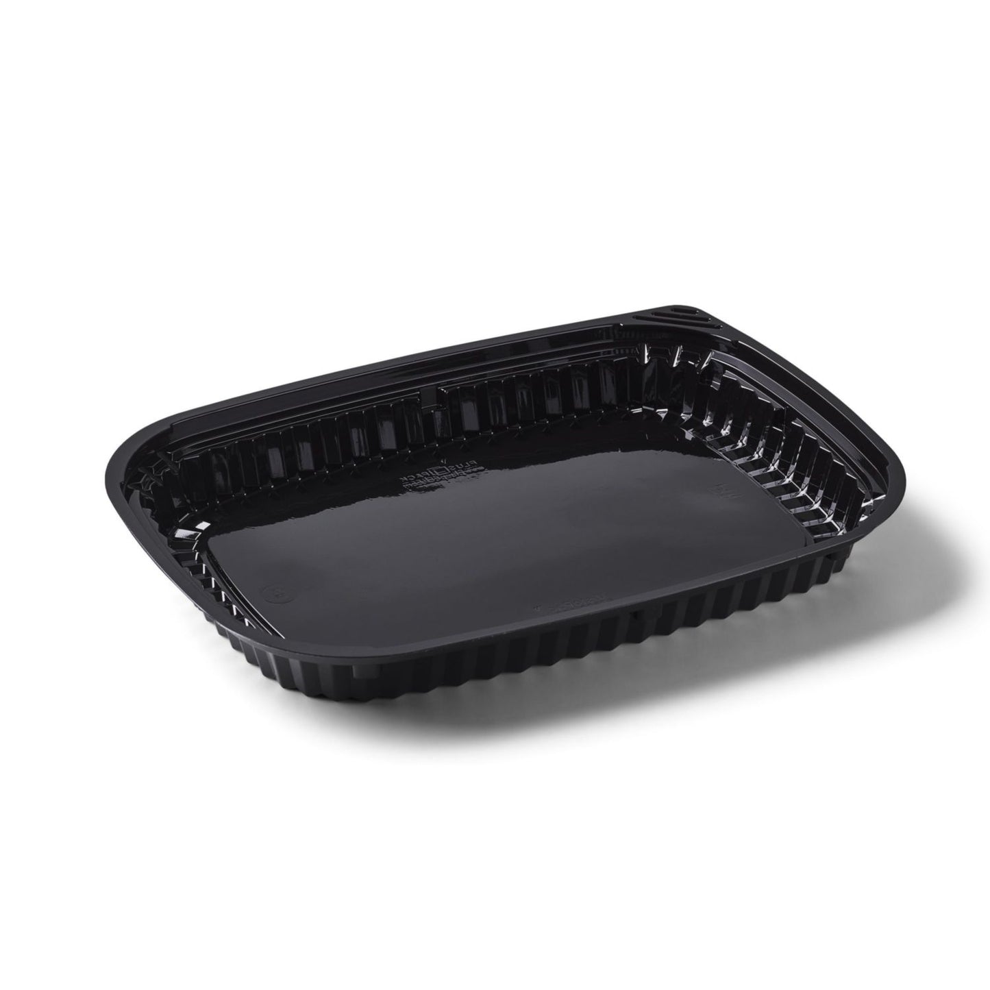 Sushibakke Vistopac 1-rum 550 ml 260x190x29 mm RPET Sort,4 pk x 125 stk/krt