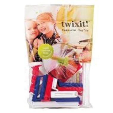 Plastklemme Twixit 15 stk á 6 cmed 5 stk á 11 cm. PP,20 stk/ps