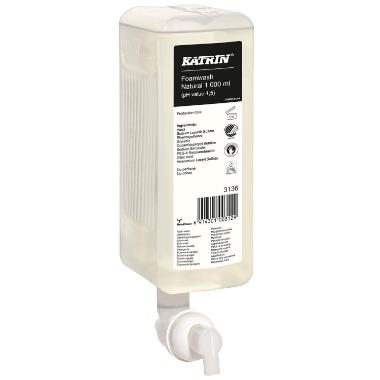 Katrin Skumsæbe Refill - Uden Farve/Parfume, 1 L til dispenser