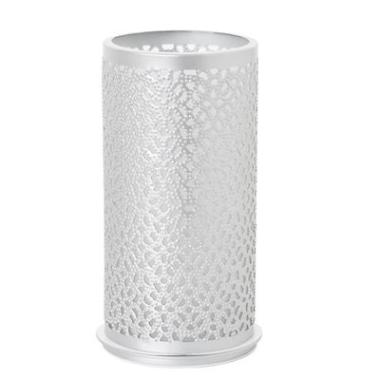 Lysestage Bliss Ø75x140 mm Metal Sølv,4 pk x 1 stk/krt