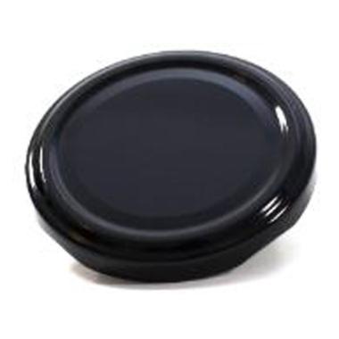 Låg til Sylteglas Ø8.6 cm Sort,stk