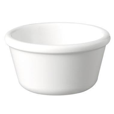 Skål 11 cl Ø8.5x4.5 cm Melamin Hvid,stk