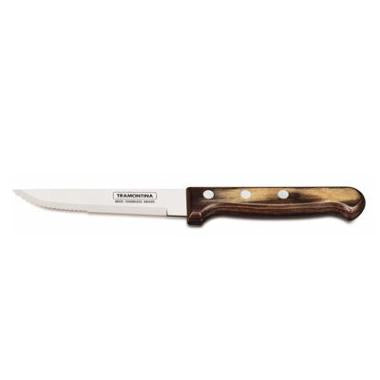Grillkniv XXL Tramontina 23 cm Rustfri stål/Mørk træ,12 stk/pk
