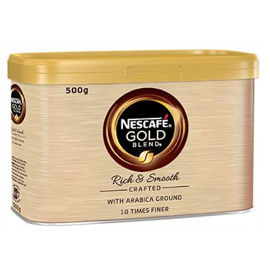 Kaffe Nescafe Gold Blend N2 XZ 500g frysetørret instant,6 pk x 500 g/krt