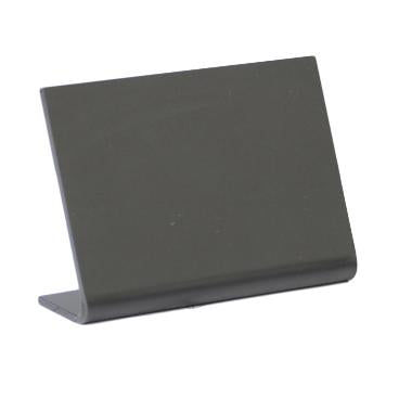 Skilt Securit A8 L-formet Vertikal tavle Frostet sort/blank bagside 5 stk pr sæt