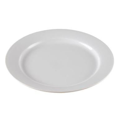 Tallerken Venice Ø28 cm Flad Porcelæn Hvid,6 stk/pk