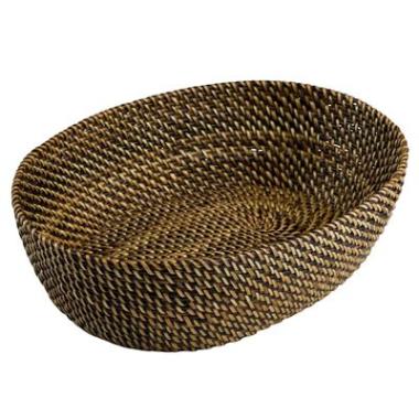 Brødkurv Bastian 24.5x18x7 cm Oval Nitoflet Lys/Mørk,stk