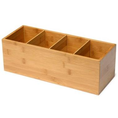 Servietboks 14x36 cm i Bambus – Elegant opbevaring