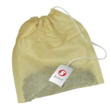 Tefilterpose 80x100mm med Snor Ubleget 1000/krt,1000 stk/krt