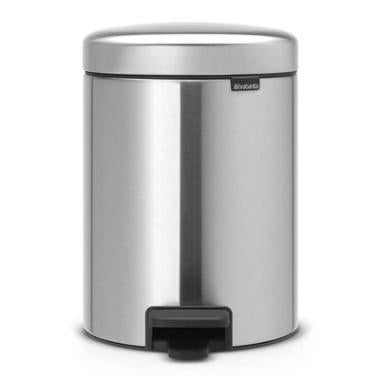 Pedalspand Brabantia Newlcon 5 ltr Fingerprintproof Stål/Plast Mat stål,stk