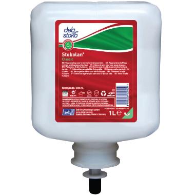 Hudcreme Stokolan Classic med Lanolin/Parfume 27.7% fedt ECARF 1 ltr,1 ltr/fl