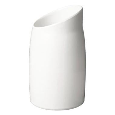 Dressingkrukke Ø12x21.5 cm Melamin Hvid,stk