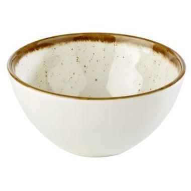 Skål Stoneart 30 cl Ø12x6 cm Melamin Hvid/Brun stenlook,stk