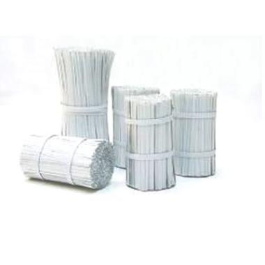 Poselukker Gun-Clips 6x125 mm 1 tråd Hvid,1000 stk/ps