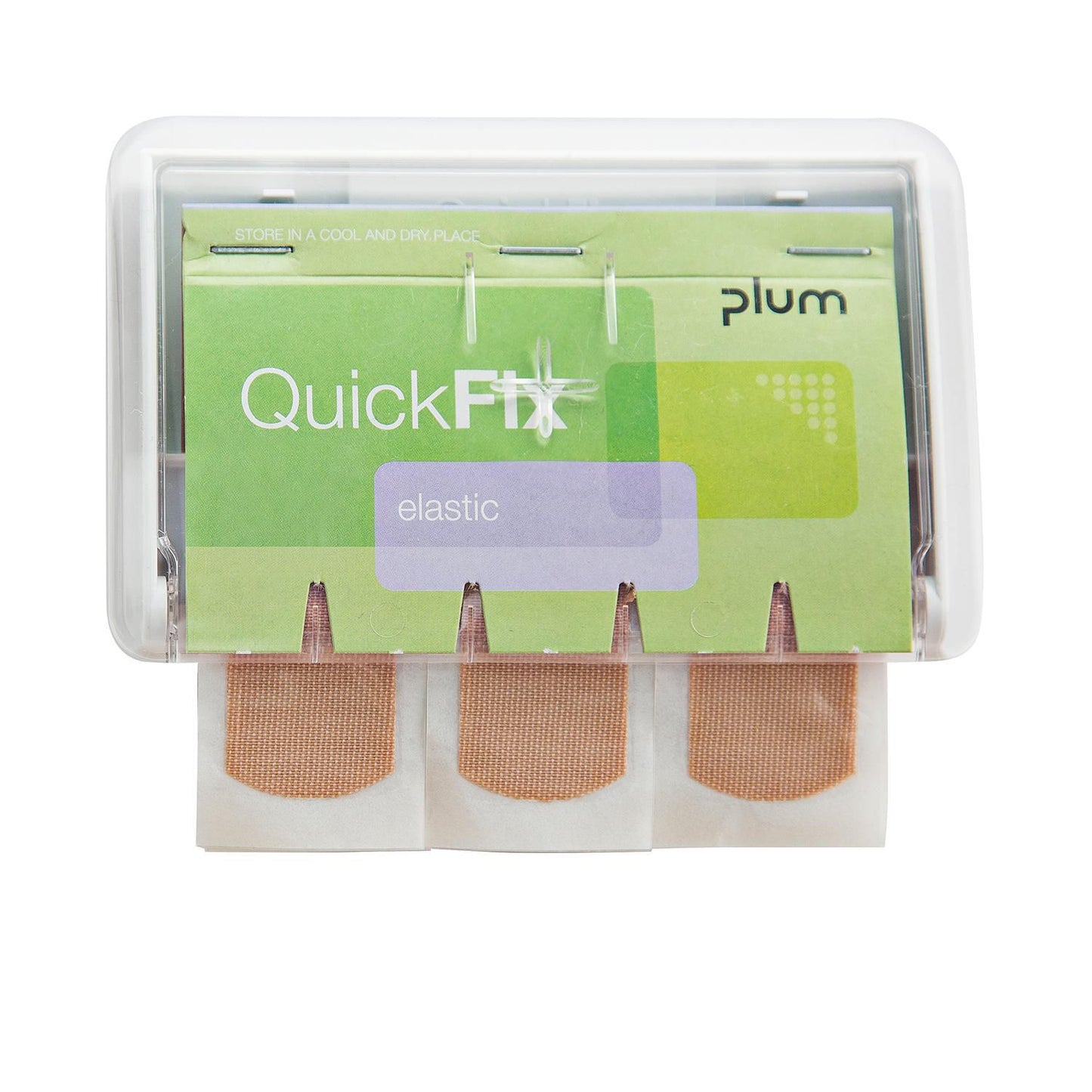 Dispenser Plaster QuickFix UNO 45 stk Plast med Elastiske plastre Klar,1 stk