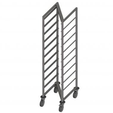 Stikvogn Z Enkel 16 stik 39x56x174 cm Rustfri stål til 1/1 GN,stk