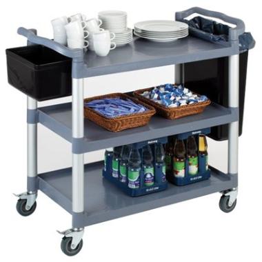 Rullebord/Serveringsvogn 108x50x96 cm 3 hylder PP Leveres usamlet,1 stk/pk