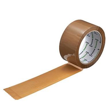 Tape 48 mm x 66 m Low-Noise Akrylklæb PP Brun,36 rl/krt