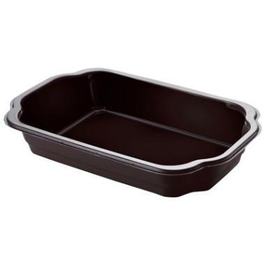 Bakke 1-rum 1/4 GN 900 ml 215x148x41 mm Mineral PP Sort,336 stk/krt