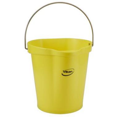 Spand Vikan Hygiejne 12 ltr Gul Rengøring/fødevarekontakt,stk