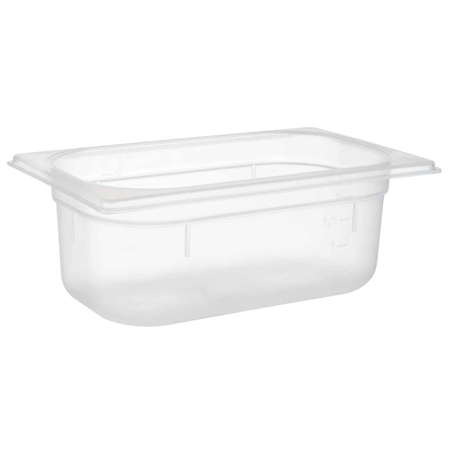 Kantine 1/4 GN 2.5 ltr 26.5x16.2x10 cm Polypropylen Klar,stk