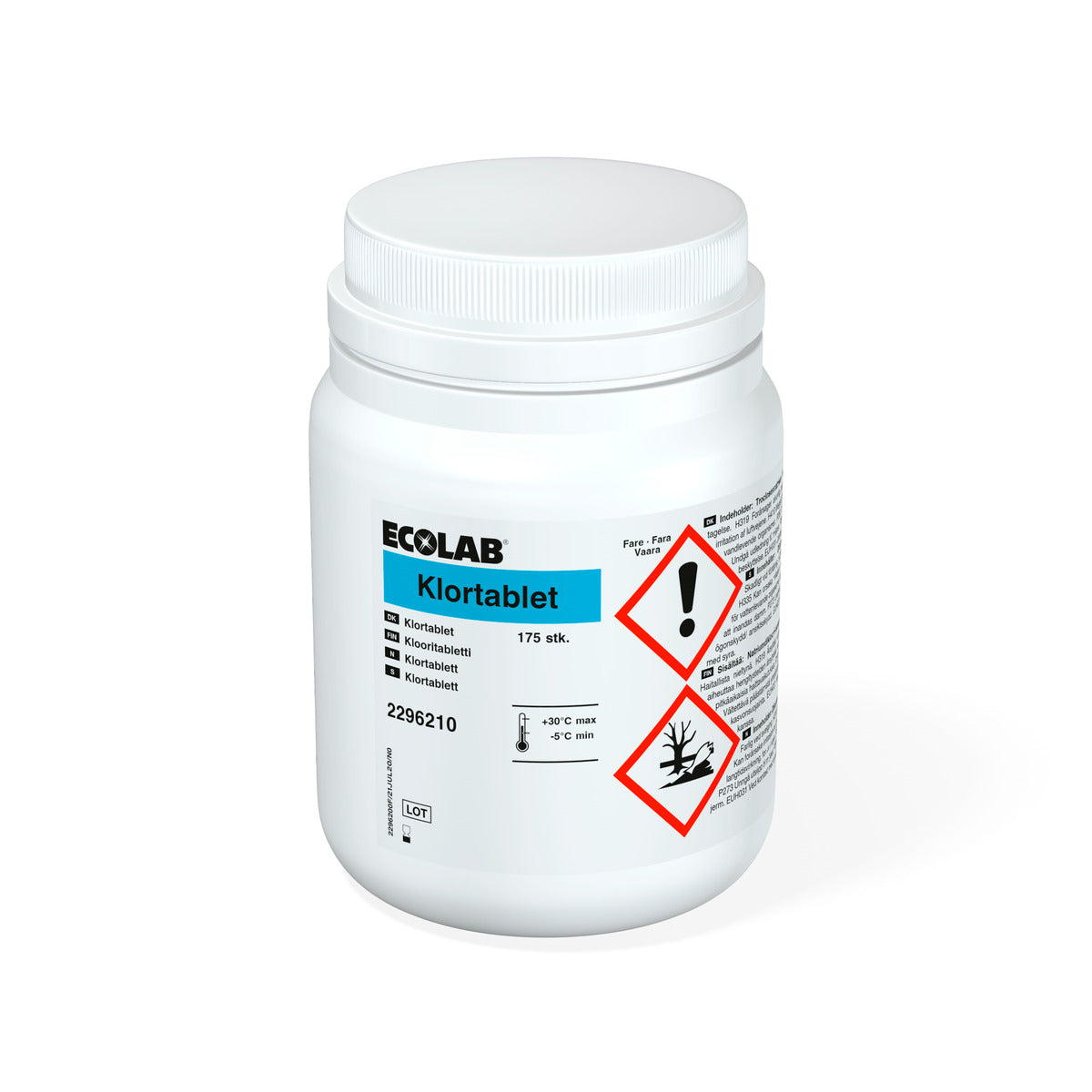 Desinfektion tablet til overflader med Aktivt klor,4 ds x 175 stk/krt