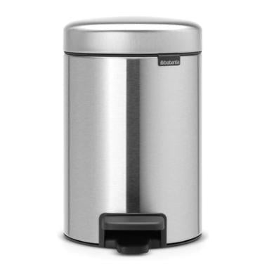 Pedalspand Brabantia Newlcon 3 ltr Mat stål FPP,stk