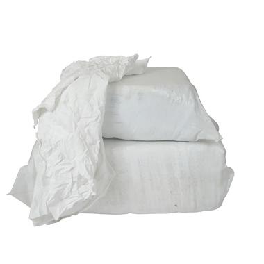 Bomuldsklud/Bomuldslinned Luksus 50x50cm Hvid,10 kg/krt