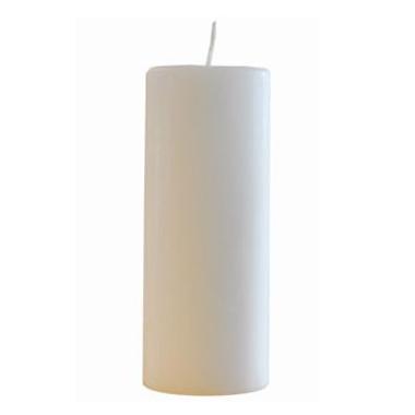 Bloklys Ø50x120 mm Brændetid 30 timer Hvid,12 stk/krt