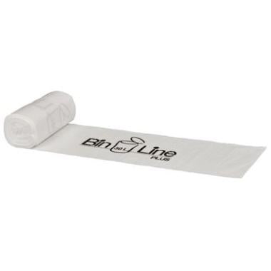 Spandepose BinLine 30 ltr 470x840 mm Stjernebund LDPE Hvid,10 rl x 15 stk/krt