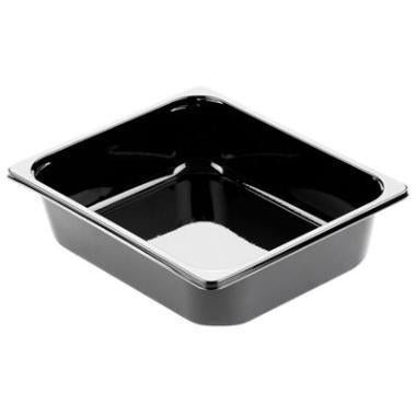 Bakke 1/2 GN 325x265x79 mm 5100 ml CPET Sort,80 stk/krt