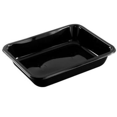 Bakke 1-rum C2227-1H  227x178x43 mm CPET Sort,416 stk/krt