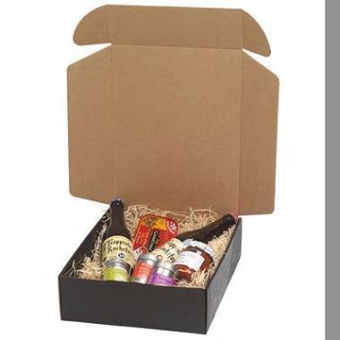 Gaveæske 325x255x86 mm Lille Sort Fragment,1 stk