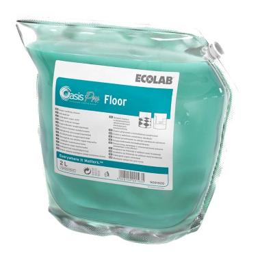 Gulvrengøring Oasis Pro Floor 2ltr m Parfume Manuel/Maskine til natursten/fliser,2 dnk x 2 ltr/krt