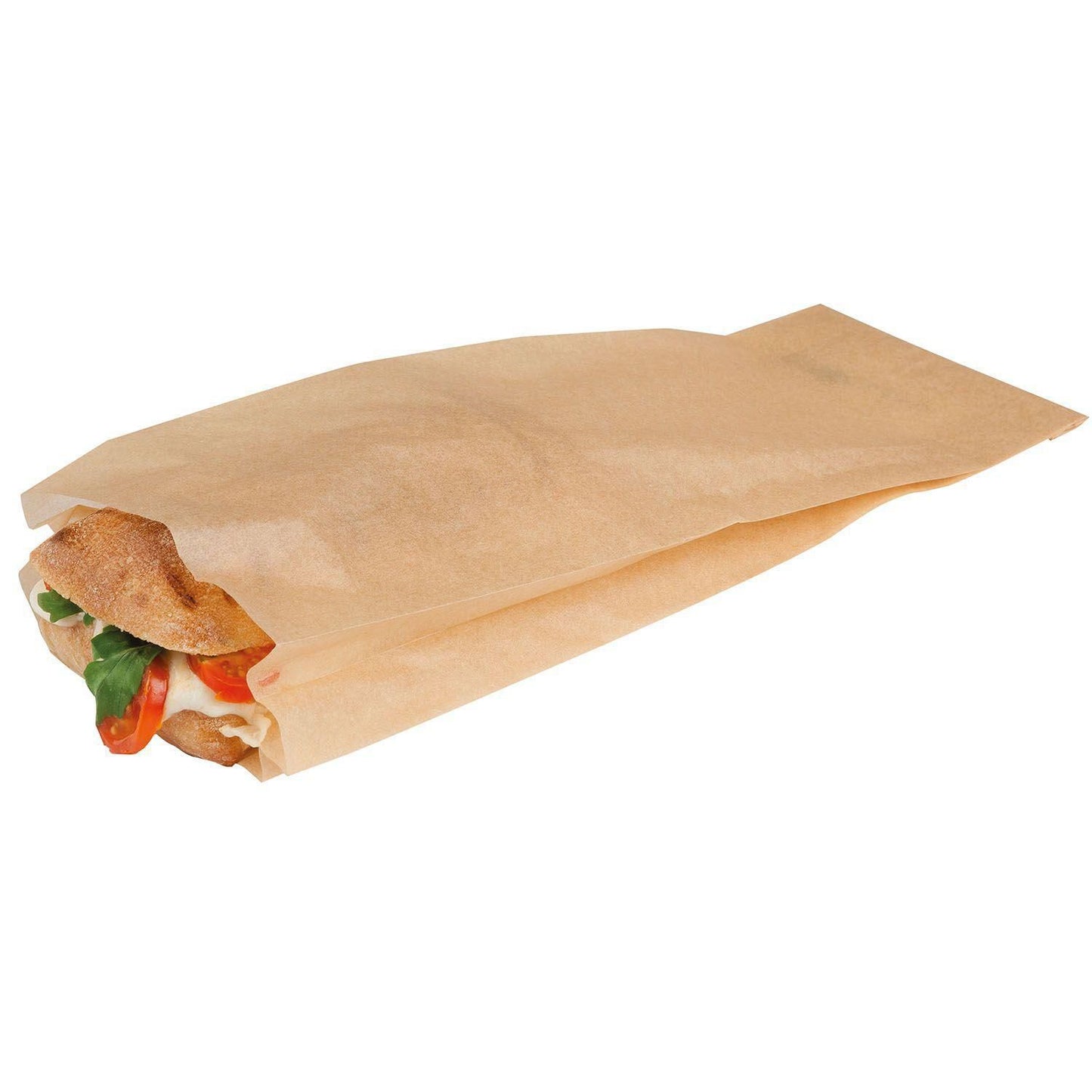 Sandwichpose 105x310 mm til Ovn Papir Brun,600 stk/krt