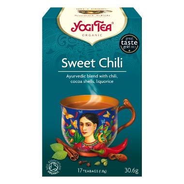 Te Yogi Sweet Chili 6x17 breve Økologisk (DK-ØKO-100),6 bk x 17 stk/krt
