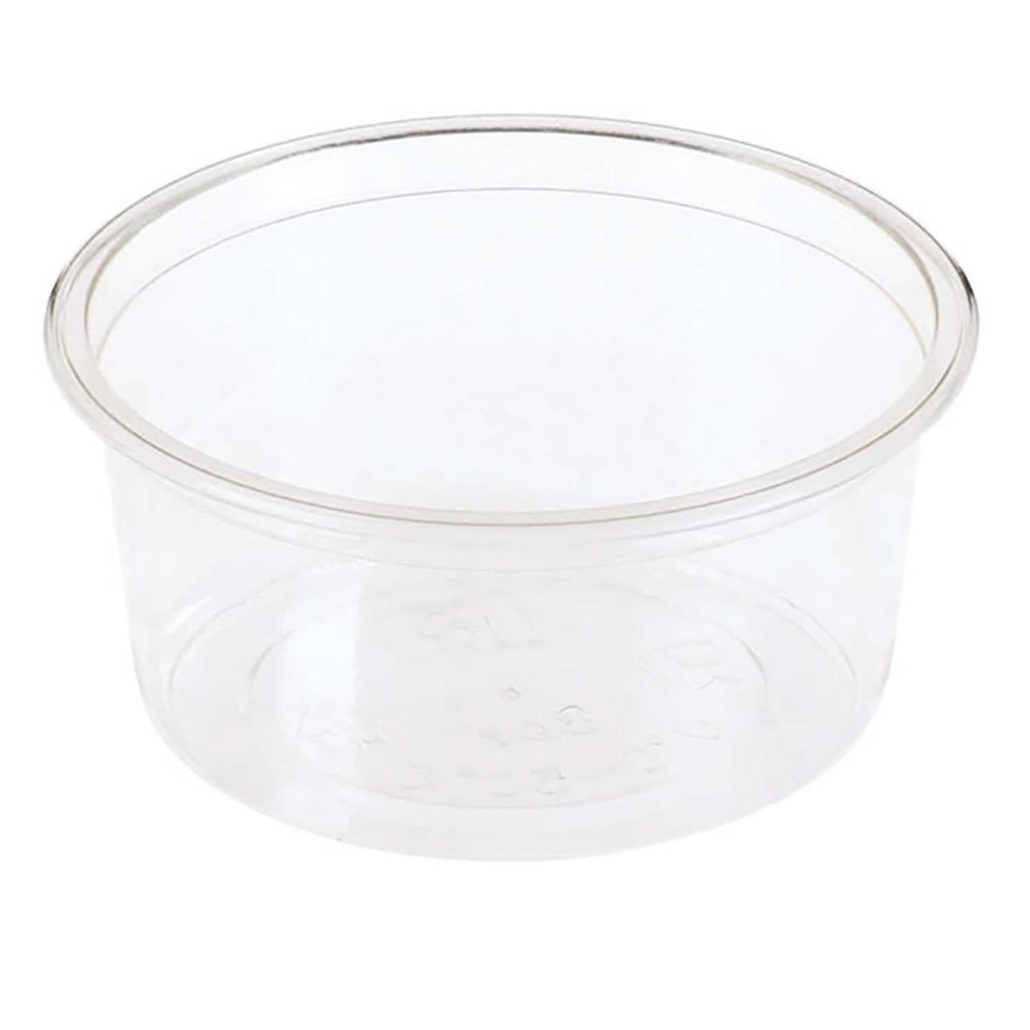 Dressingbæger 90 ml 3 oz Souffle cup Ø76 mm x 35 mm PLA Bionedbrydelig Klar,1000 stk/krt