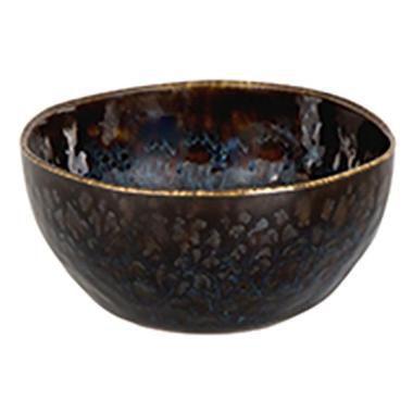 Skål Eccentric Petrol Ø11x6 cm Stentøj,6 stk/pk