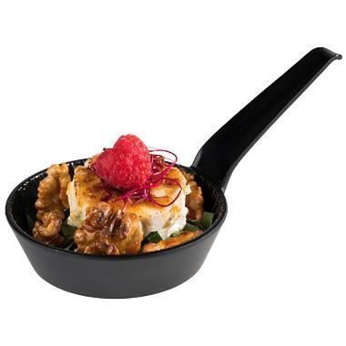 Skål Mini 7 cl Ø8.5x2.5 cm Melamin Sort,stk