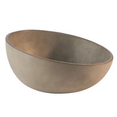 Skål Element 1.7 ltr Ø26x13 cm Beton Grå,stk