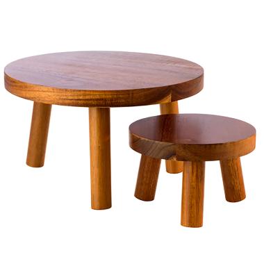 Buffetstander Ø15x10 cm Træ,stk