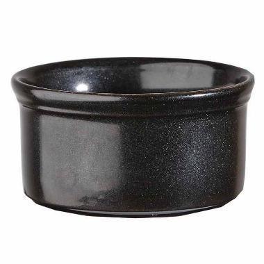 Ramekin Cookware 19.5 cl Ø9 cm Porcelæn Metallic sort,stk