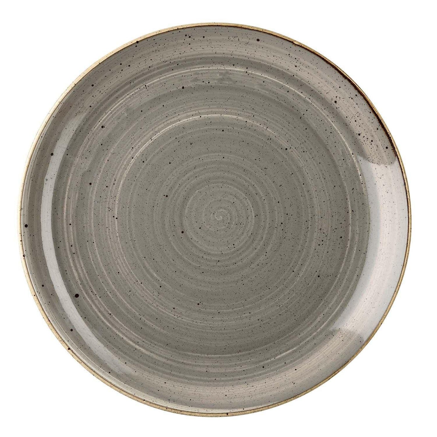 Tallerken Coupe Stonecast Ø16.5 cm Porcelæn Grå,12 stk/krt