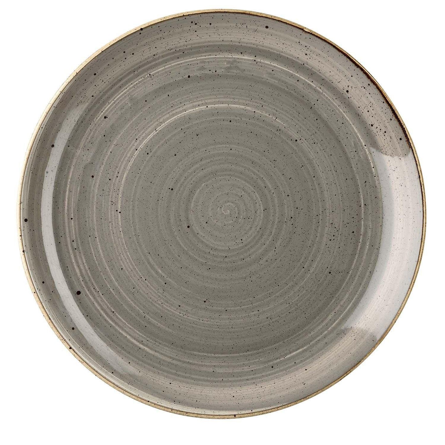 Tallerken Coupe Stonecast Ø26 cm Porcelæn Grå,12 stk/krt