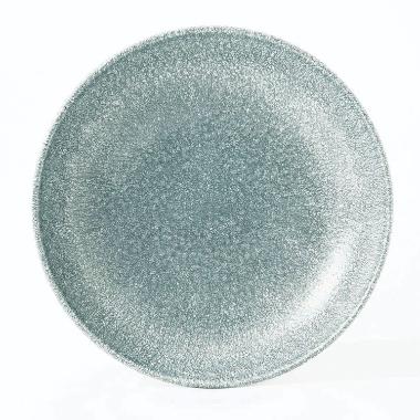 Skål Coupe Raku 113.6 cl Ø24.8 cm Porcelæn Topaz blå,12 stk/krt