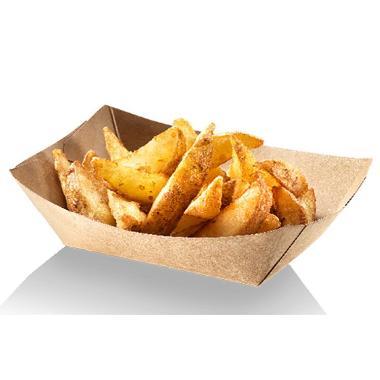 Pommes Frites Bakke L107xB69xH41mm Kraft/Pap/PLA Brun,250 stk/ps