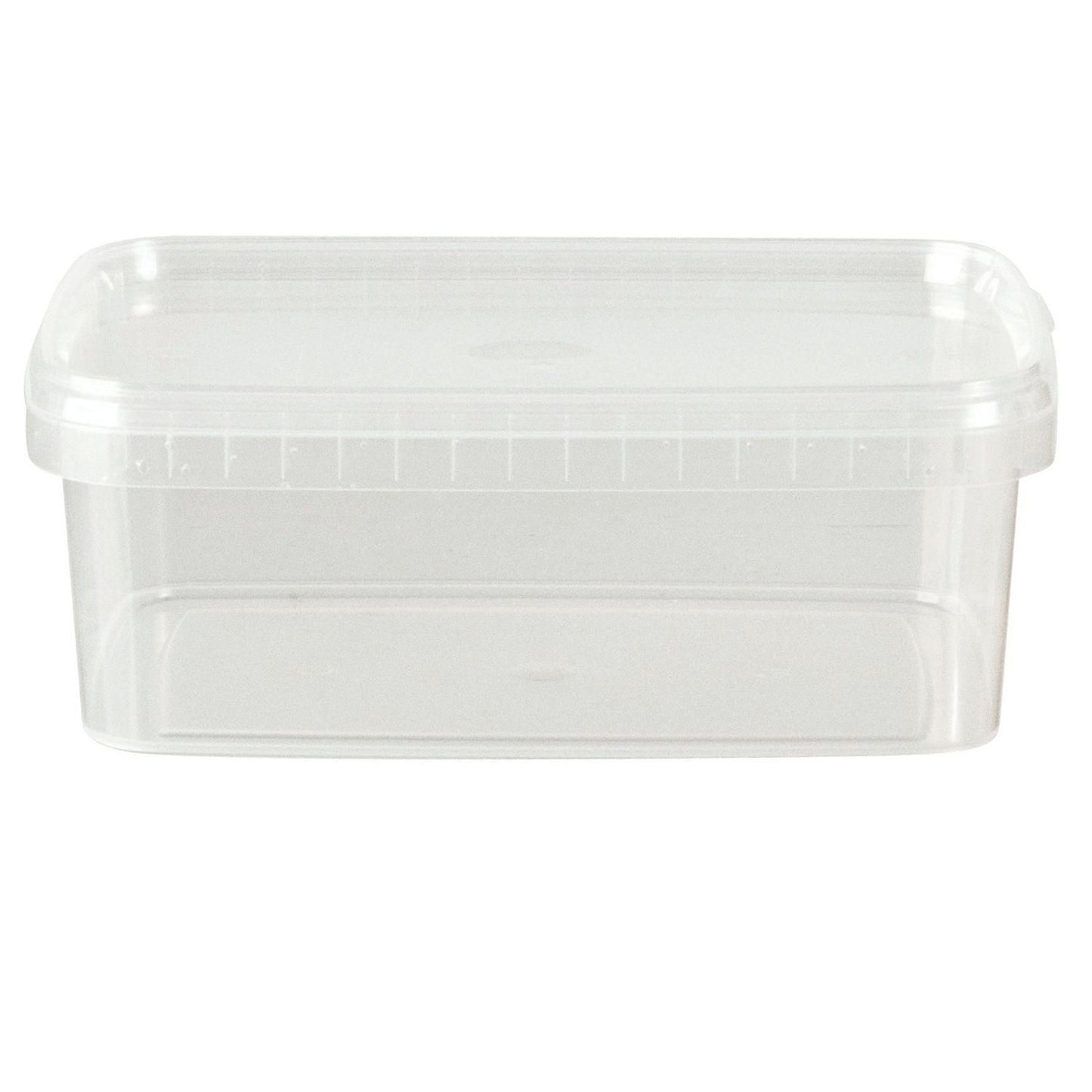 Bøtte 5541 1500 ml 195x195x61 mm Fryseegnet minus 20 grader PP Klar,12 stk/ps
