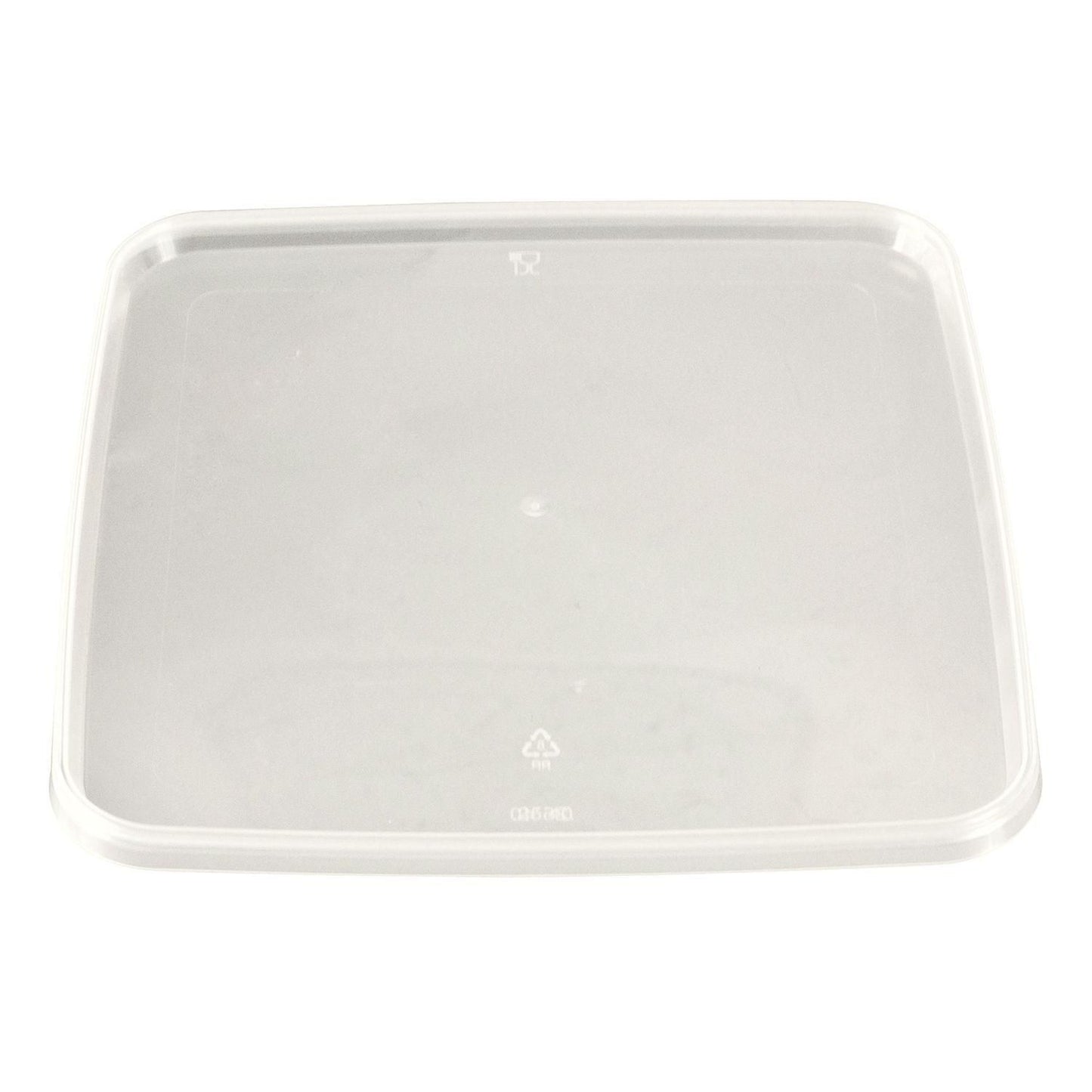 Plastlåg 2540 195x195 mm Fryseegnet til -20C PP Klar til Bøtter 195x195 mm,12 stk/ps